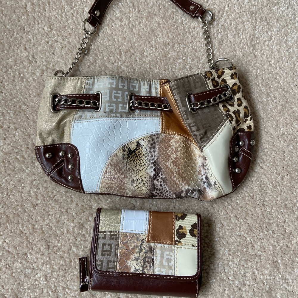 Shoulder Handbag and Wallet